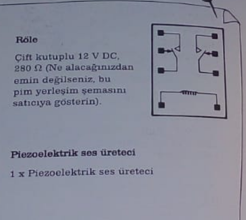 Elektrohobi için röle, pertinaks kart, havya