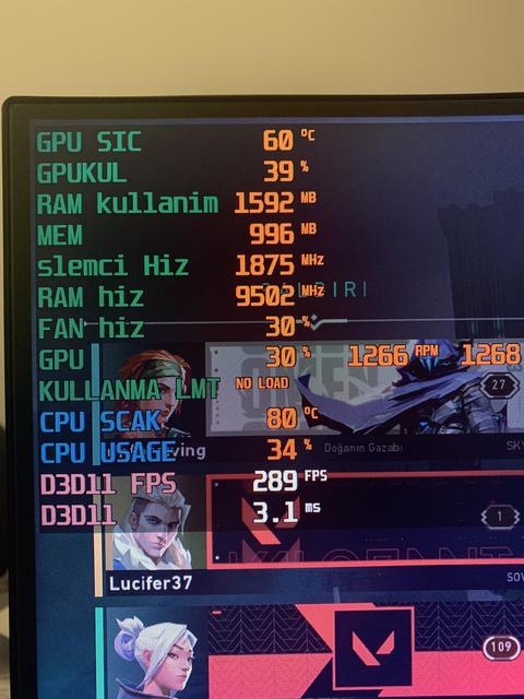 İ5 12400f rtx 3080 CPU ısınması