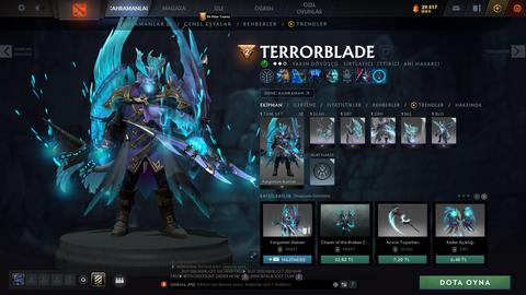 Satılık 1.9k mmr 5k bs zibilyon tane eşsiz skin ile hesap :)