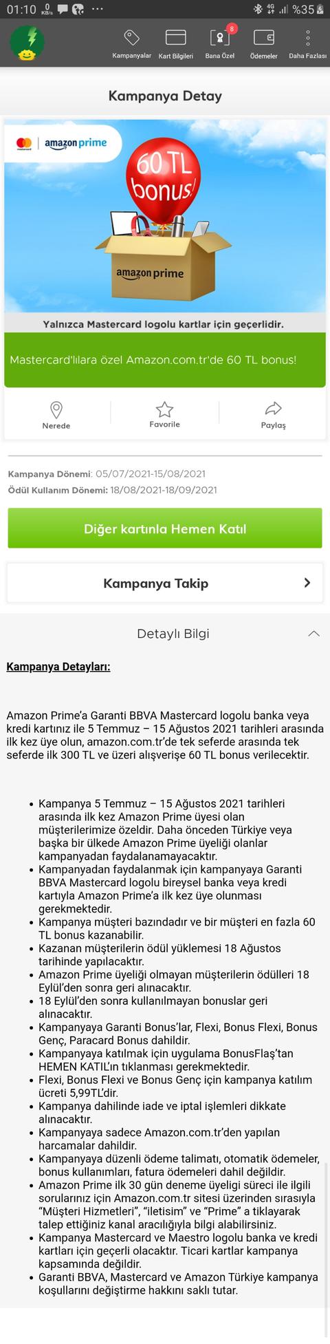 Amazon Prime 300/60 Bonus Mastercard