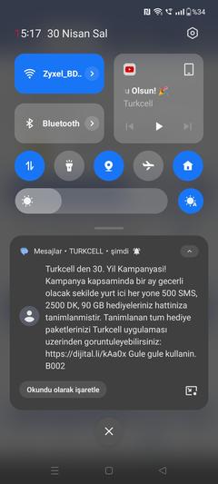 Turkcell 30. yılını kutluyor (sektörel)