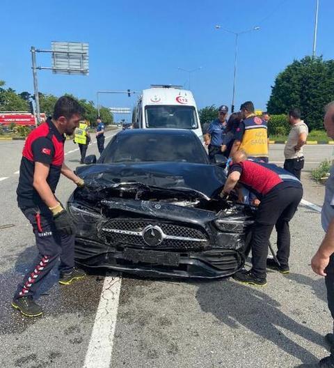 Mercedes ile Malum Markanın Kazası