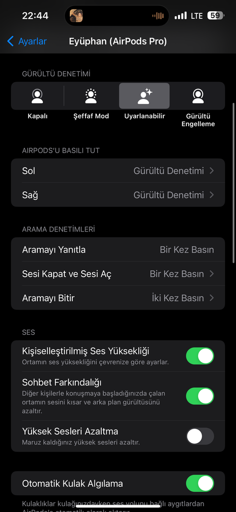 iOS 17 | Airpods Pro 2 Yeni Özellikler Hk