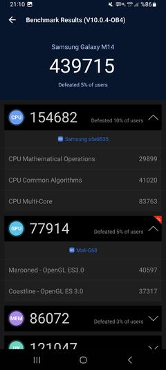 SAMSUNG GALAXY M14 5G [ANA KONU] 4/128 6000mAH