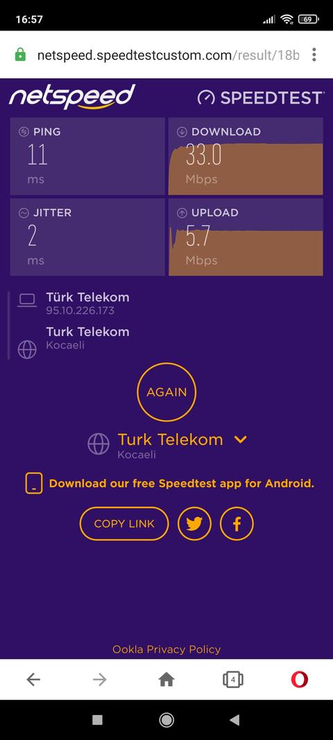 ADSL sonrası VDSL öncesi hat ve hız değerlerim