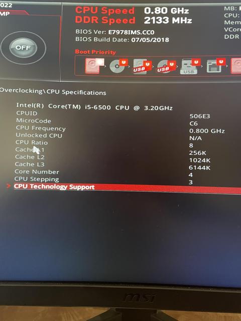 BIOS GHZ Sorunu