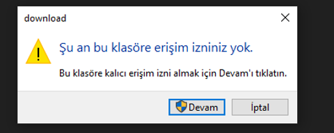 D diskimdeki programları kaldıramıyorum