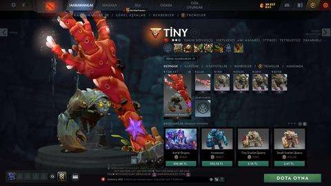 Satılık 1.9k mmr 5k bs zibilyon tane eşsiz skin ile hesap :)