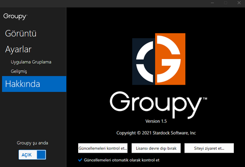 Groupy(Dosya düzenleme yazılımı) Türkçe Yama v1.5