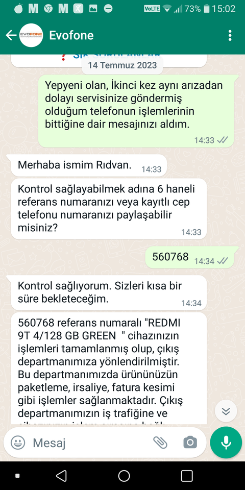 11 ayda 4 kez bozulan xiaomi 9t