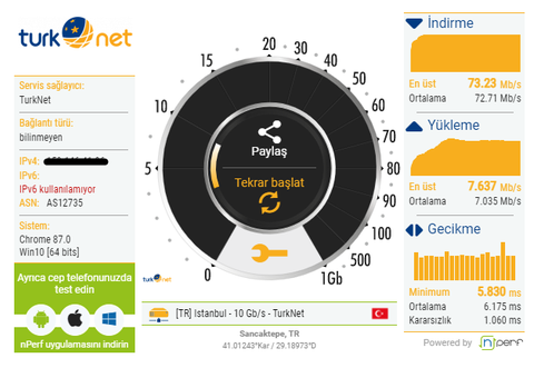 [ANA KONU] 20:00-24:00 saatleri arası Türk.net hız ve ping sorunu(GÜNCEL)