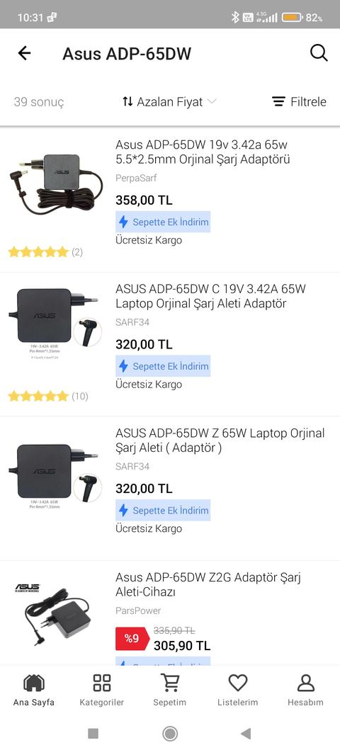 ASUS ADAPTÖR NEDEN BÖYLE