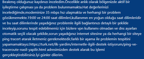 [ANA KONU] 20:00-24:00 saatleri arası Türk.net hız ve ping sorunu(GÜNCEL)