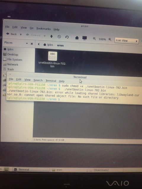 Linux Mint ISO kalıbı diske yazdırma sorunu