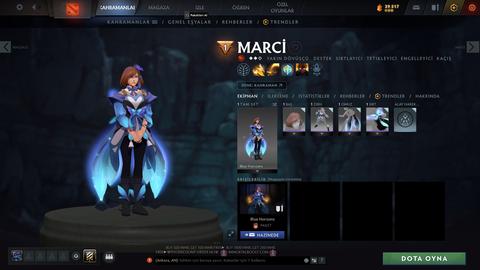 Satılık 1.9k mmr 5k bs zibilyon tane eşsiz skin ile hesap :)