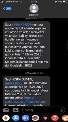 Sadenet Fahiş Ve Habersiz Fiyat