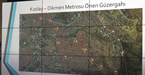 Dikmen Metrosu için planlanan güzergâh belli oldu