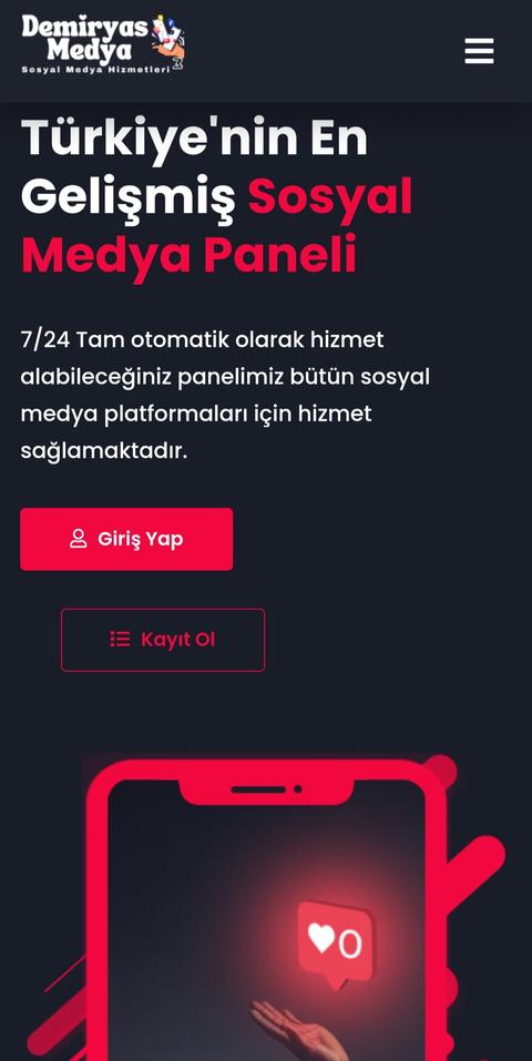 Demiryas Medya Takipçi Smm Paneli 2023