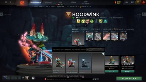 Satılık 1.9k mmr 5k bs zibilyon tane eşsiz skin ile hesap :)