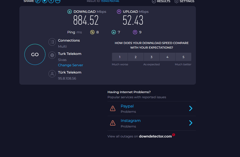 TÜRK TELEKOM 500-1000 MBPS İNTERNET KULLANICI DENEYİMLERİ (SPEEDTEST-FAST)