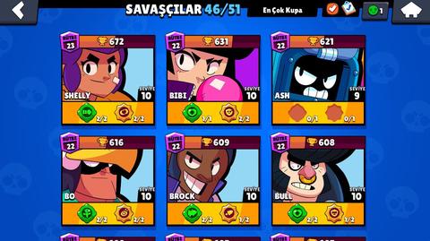 Brawl Stars Satılık Hesap 28.600 KUPA Resimli