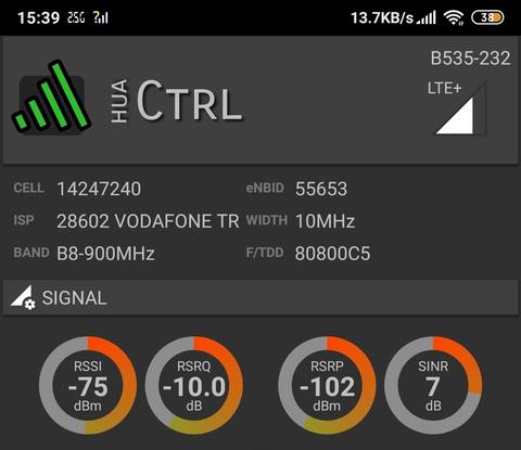 Huawei B535 Band 1 ve Upload Sorunu