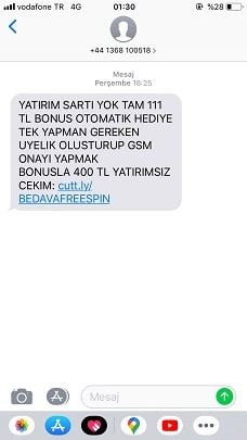  Bahis sitelerinden gelen mesajlar bıktırdı. Çözümü var mı?