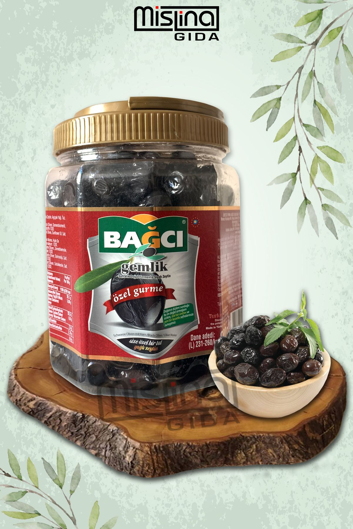 İstanbul içi 10 adet elden teslim Bağcı Az Tuzlu Zeytin Teneke 1 Kg 320 TL Piyasanın çok altına