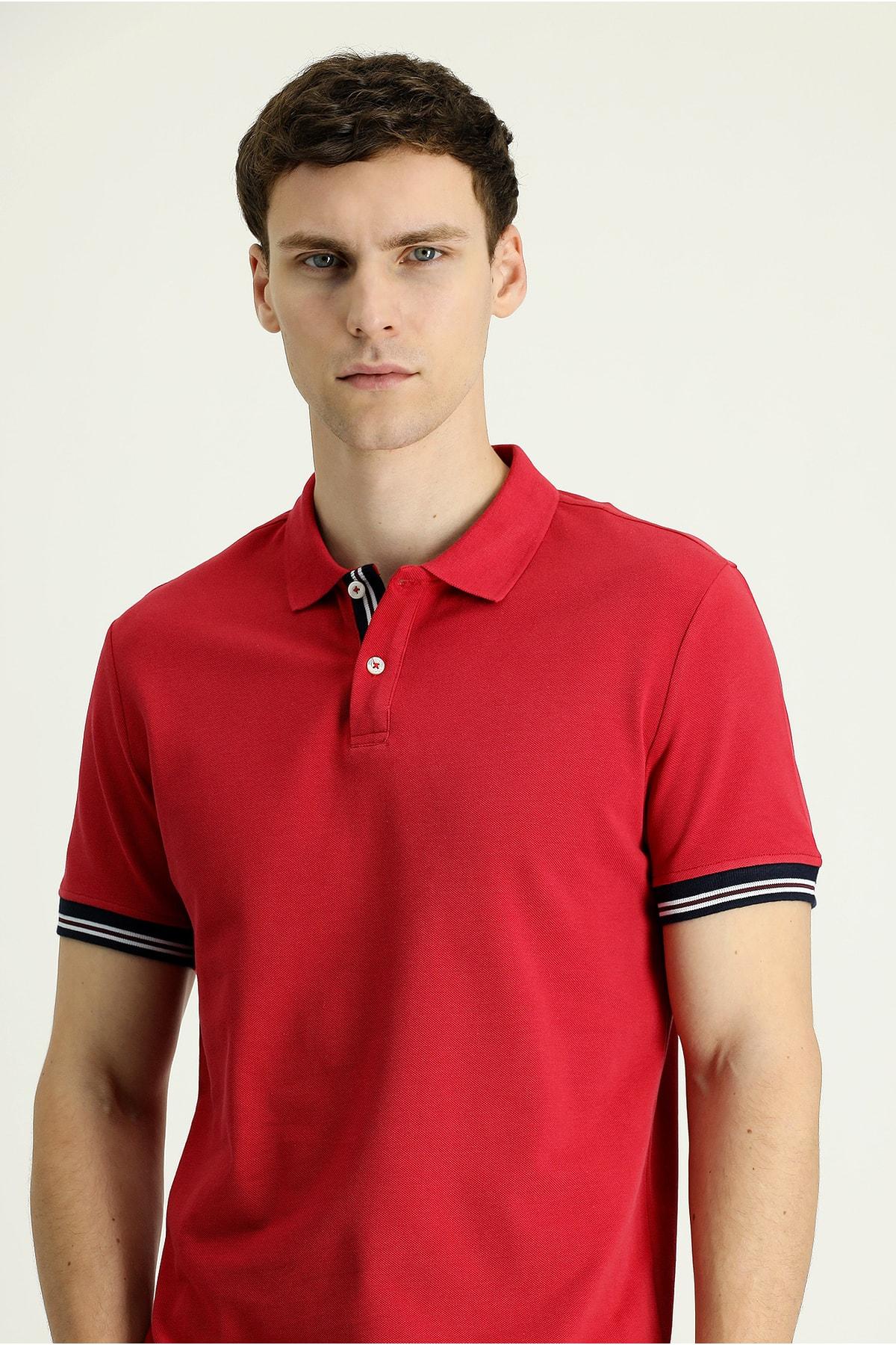 99.90TL - Kiğılı Polo Yaka T-Shirt %100 Pamuk