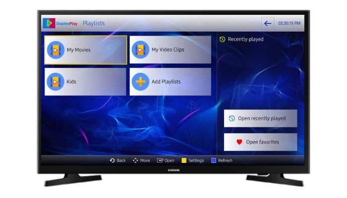 samsung smart tvde duplex iptv yükleme