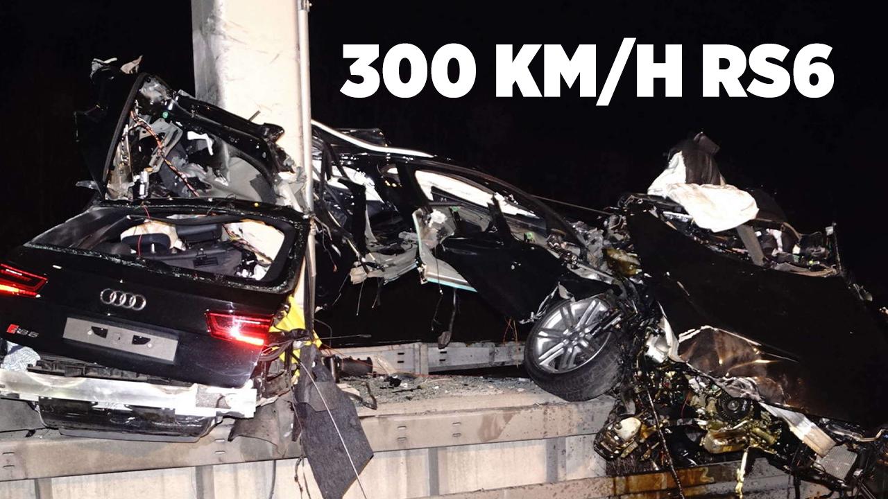 Arkadaşlar 300 km/h ile kaza yapan AUDİ RS6 vidosu ve haber detayları çıktı