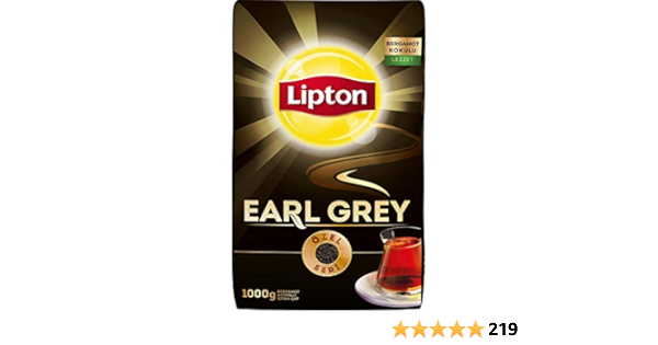 Amazon'da Lipton Earl Grey Dökme Bergamot Aromalı Siyah Çay Özel Seri 1000 GR 52,90TL