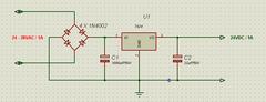  24V 0.5A adaptör şeması