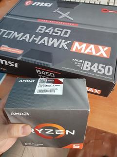 R5 3600+B450 TOMAHAWK MAX+G.SKİLL 3600 MHZ RAM 2X8 16GB