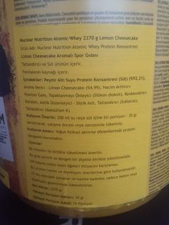 SATILDI Whey Protein Tozu 1.5kg(Kutu dahil)[90TL]