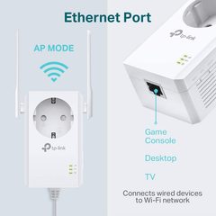 TP-Link TL-WA860RE, 300 Mbps N Kablosuz Priz Soketli İki Antenli Menzil Genişletici