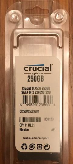 SATILDI-Crucial MX500 CT250MX500SSD4 250 GB M.2 SSD 