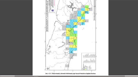 Olası İstanbul depremi tahmin verileri(İBB verileri)