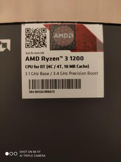 Asus ex-a320m gaming + Ryzen 3 1200