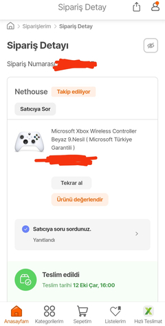 -SATILIK-  3 Adet Xbox 9. Nesil Kol (2 Sıfır Kapalı Kutu / 1 İkinci El)