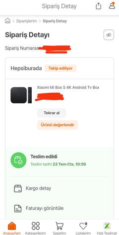 -SATILIK-  Sıfır Kapalı Kutu Xiaomi Mi Box S 4k ve Xiaomi TV Stick 4k