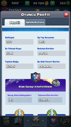 Clash Royale Hesabı Max