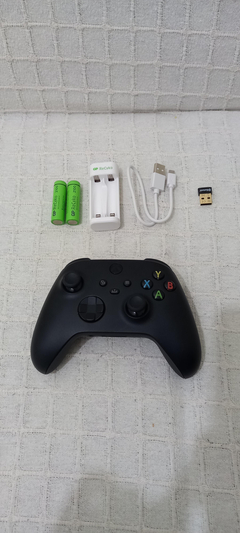 (SATILDI) Kablosuz Xbox 9. Nesil Gamepad+GP 2100 Şarjlı Pil+TP-Link Bluetooth Adaptör