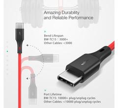 Blitzwolf BW-TC15 ve BW-TC14 Type C şarj kablosu