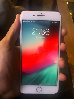 Çiziksiz tertemiz iphone 7 plus silver 32gb