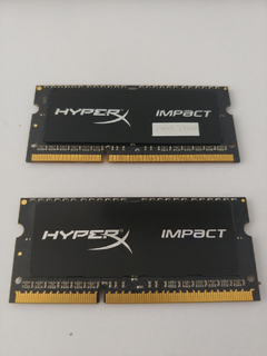 Kingston Hyperx 2 x 8gb 1600 mhz CL9 DDR3 Notebook Ram