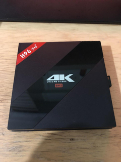 4K tv box (H96 Pro+) & Logitech K400r kablosuz klavye