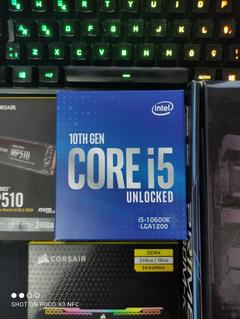 Intel 10600K Asus b460m-k 1200 soket 10 günlük kutu fatura eksiksiz