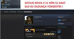 CS:GO NOVA 3 11 Win 51 Saat ELO YÜKSEK!