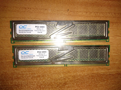 1x2gb dual OCZ ddr2 800 pc 6400 35tl